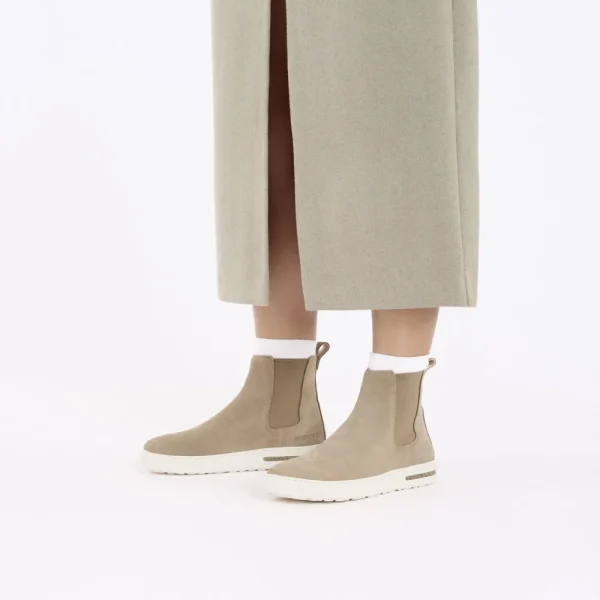 Birkenstock Ankle^Bend Chelsea - Suede Taupe