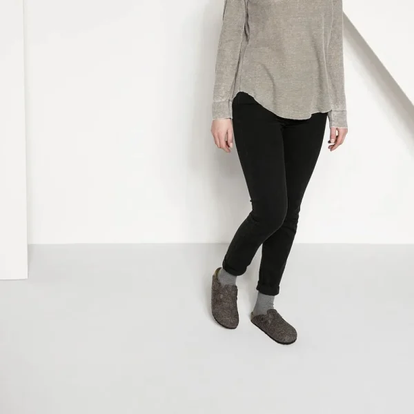 Birkenstock Clogs^Boston Felt - Cacao