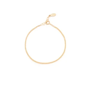 Leah Yard Designs Bracelets^Box Chain Bracelet - Gold