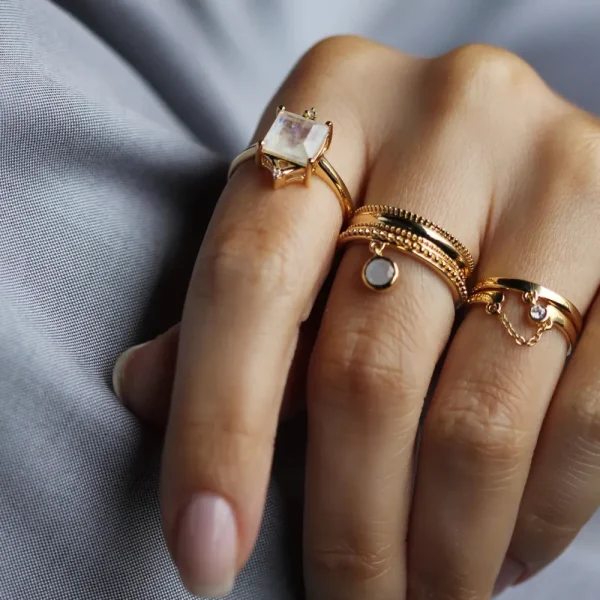 Leah Yard Designs Rings^Cascade Ring - Gold