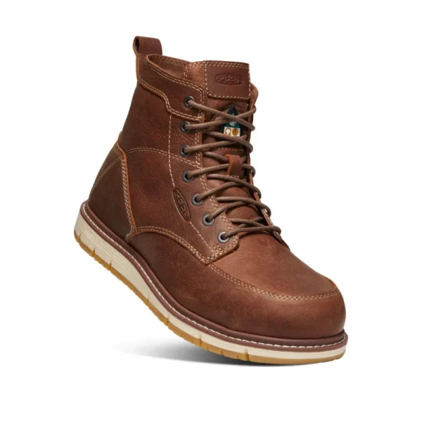 Keen Utility Work^CSA Work Boot: San Jose 6" - Gingerbread