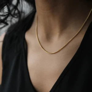 Leah Yard Designs Necklaces^Curb Chain - Gold