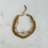 AKA Bracelets^EMMY Curb & Paperclip Multi-Chain Bracelet