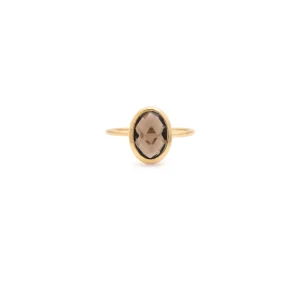 Leah Yard Designs Rings^Evelyn Ring - Smoky Quartz