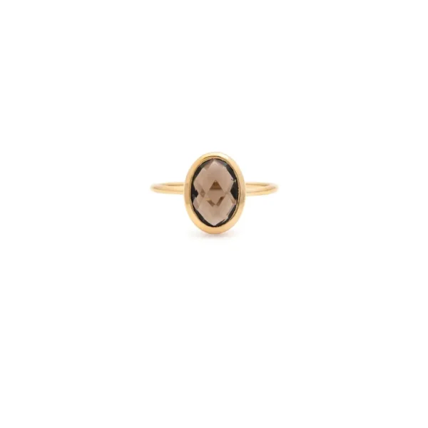 Leah Yard Designs Rings^Evelyn Ring - Smoky Quartz