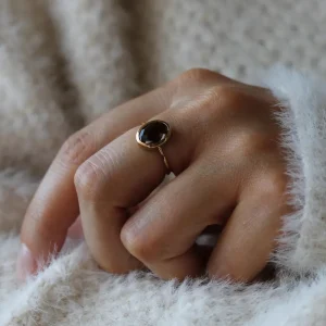 Leah Yard Designs Rings^Evelyn Ring - Smoky Quartz