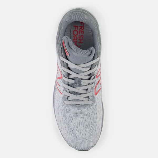 New Balance Athletic & Hiking^Fresh Foam X 840v1 - Aluminum Grey with True Red