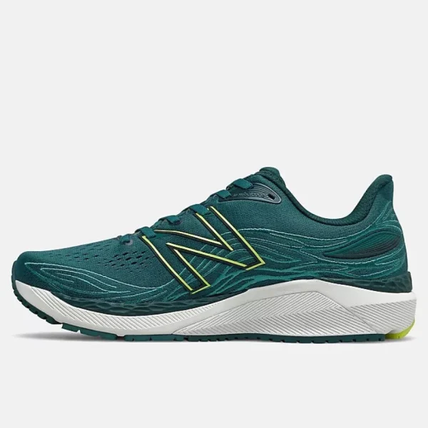 New Balance Athletic & Hiking^Fresh Foam X 860v12 - Mountain Teal with Sulfur Yellow