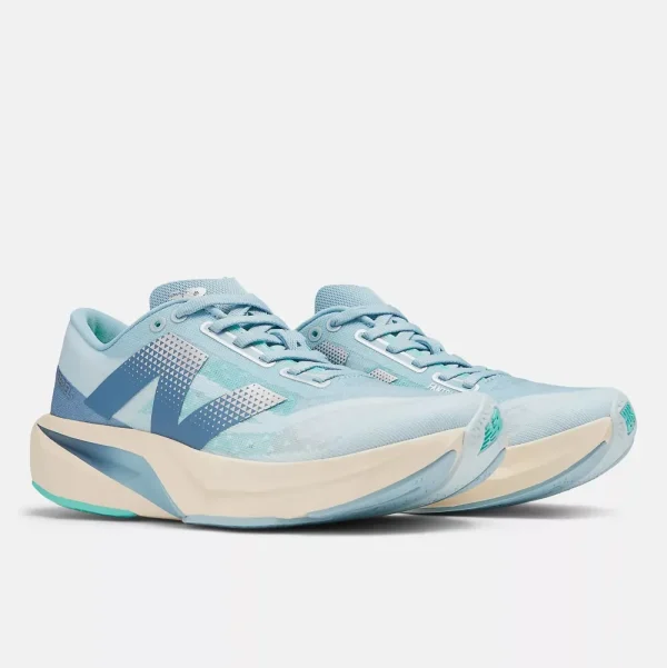 New Balance Athletic & Hiking^FuelCell Rebel v4 - Quarry Blue with Chrome Blue