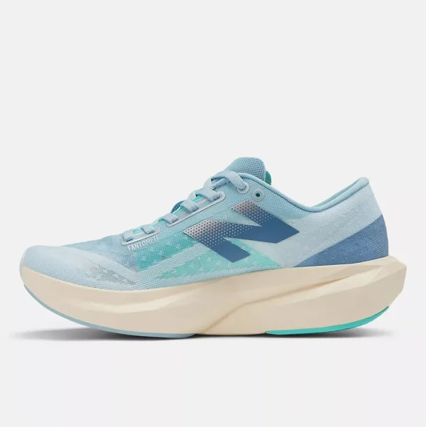 New Balance Athletic & Hiking^FuelCell Rebel v4 - Quarry Blue with Chrome Blue