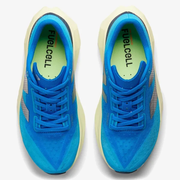 New Balance Athletic & Hiking^FuelCell Rebel v4 - Spice Blue with Limelight