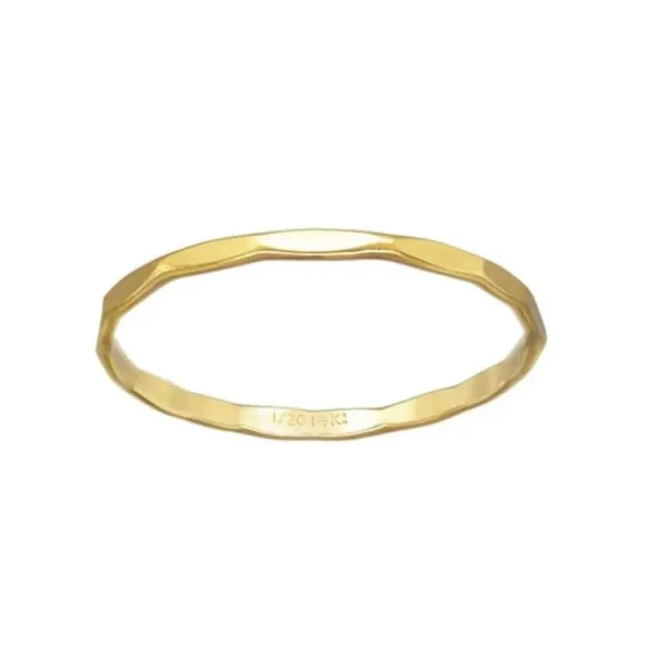 AKA Rings^Hammered Stacking Ring