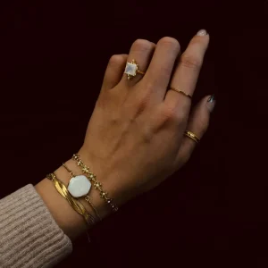 AKA Rings^Hammered Stacking Ring