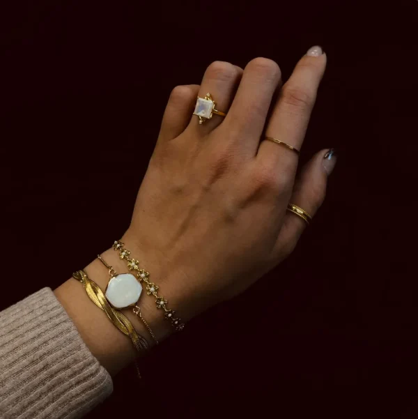 AKA Rings^Hammered Stacking Ring