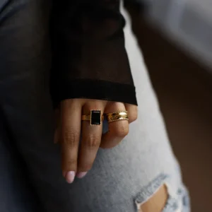Leah Yard Designs Rings^Jasmine Ring - Black Onyx
