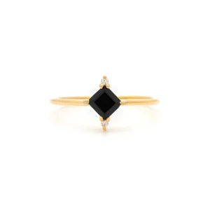 Leah Yard Designs Rings^Mini Diana Ring - Black Onyx