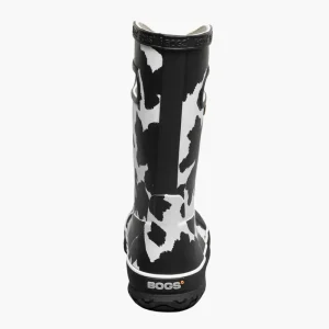 Bogs Rain^Rainboot Cow - Black and White