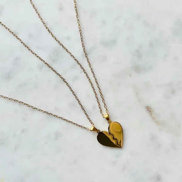 AKA Necklaces^RAYA BFF Heart Necklace - Gold