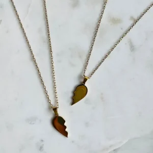 AKA Necklaces^RAYA BFF Heart Necklace - Gold