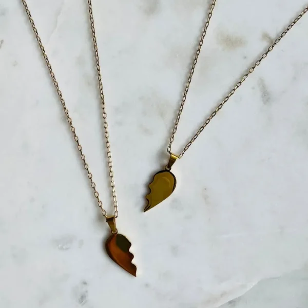 AKA Necklaces^RAYA BFF Heart Necklace - Gold