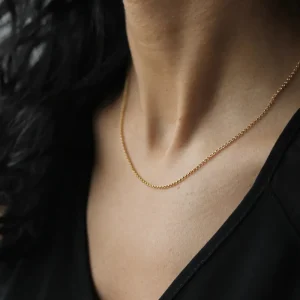 Leah Yard Designs Necklaces^Rolo Chain - Gold