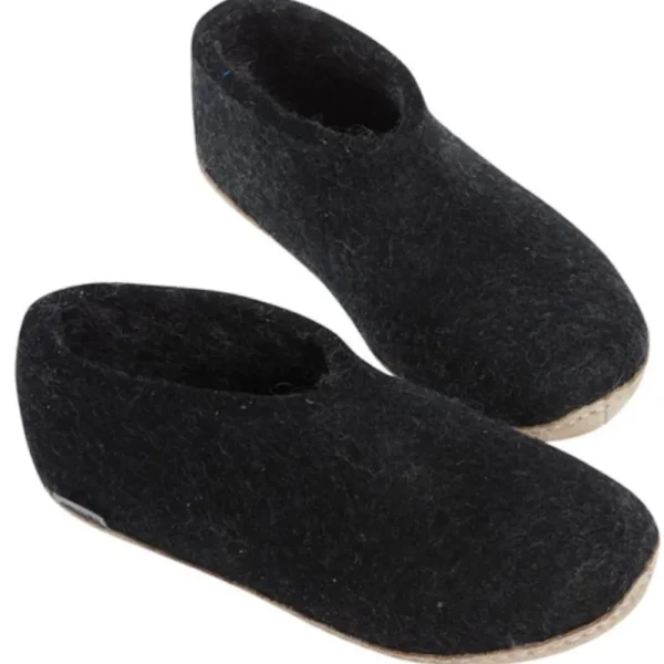 Glerups Glerups | Glerups^Shoe with Leather Sole - Charcoal