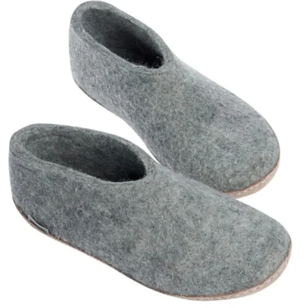 Glerups Glerups | Glerups^Shoe with Leather Sole - Grey