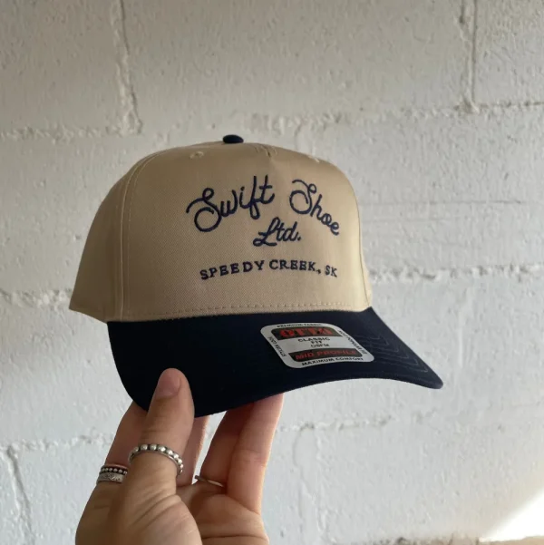 Swift Shoe Ball Caps^Speedy Creek Hat - Beige/Navy