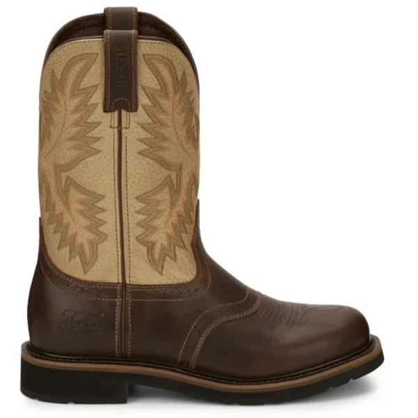 Justin Work | Western^Superintendent 11" Work - Golden