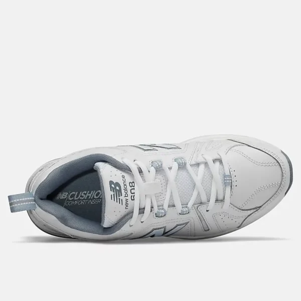 New Balance Athletic & Hiking^608v5 - White with Light Blue