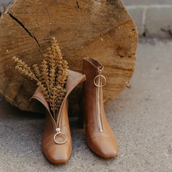 Django & Juliette Ankle^Vella - Tan